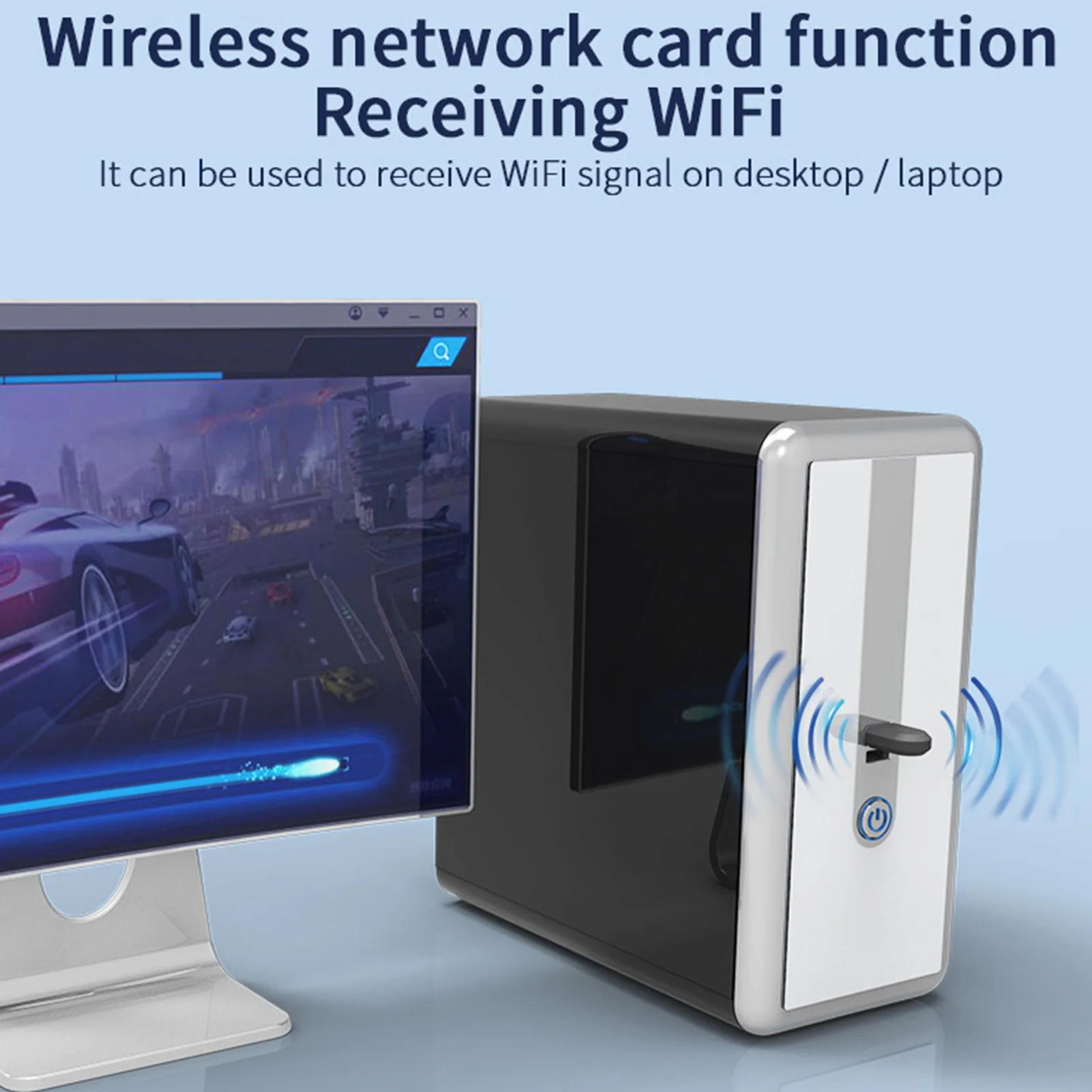 

Bluetooth 4.2 USB WiFi Adapter Mini WiFi Dongle For PC Laptop Wireless External Receiver Mini WiFi Dongle For PC/Laptop/Desktop