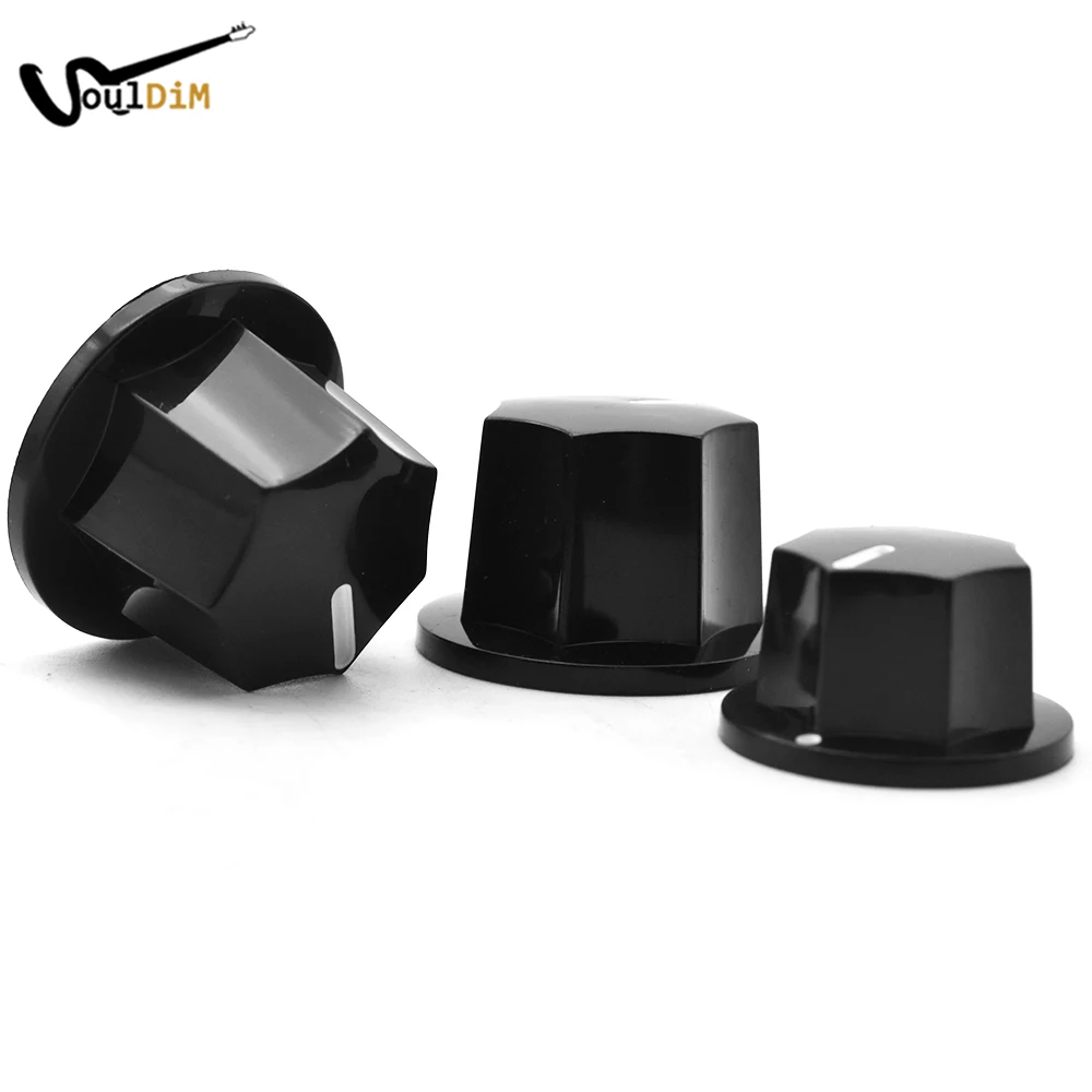 

18Pcs Amplifier Volume Tone Bass Guitar Potentiometer Electronic Cap Sound Volume Knob Gutiarra Accessories