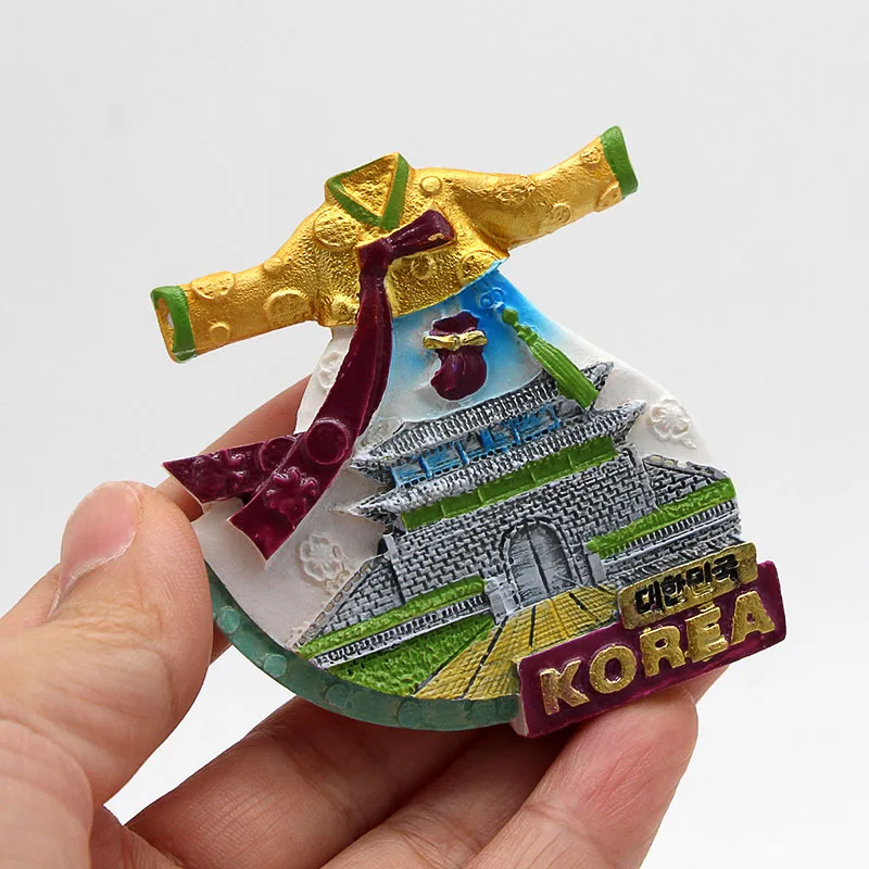 Магнитный 3d холодильник chonglimen туристический сувенир из Южной Кореи с