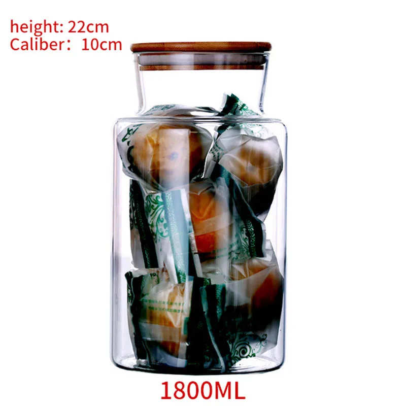 Герметичная квадратная Замочная круглая стеклянная банка лимонная медовая