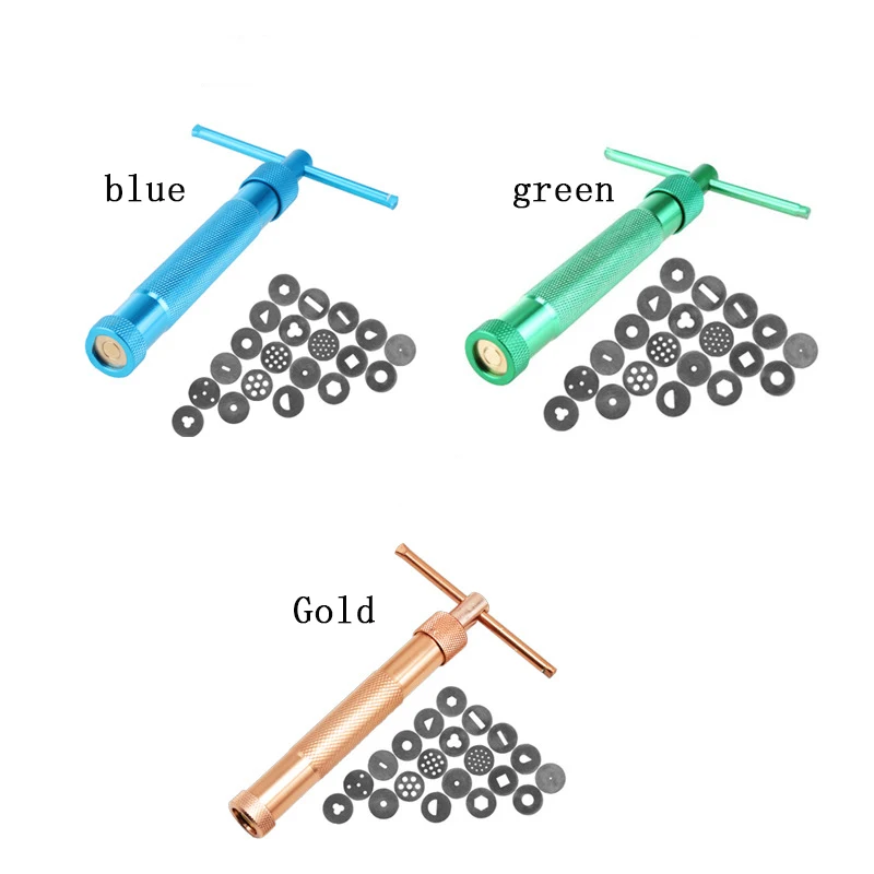DIY Craft Pottery Clay Extruder Fondant Cake Slime Pastry Gun Modeling Tool |