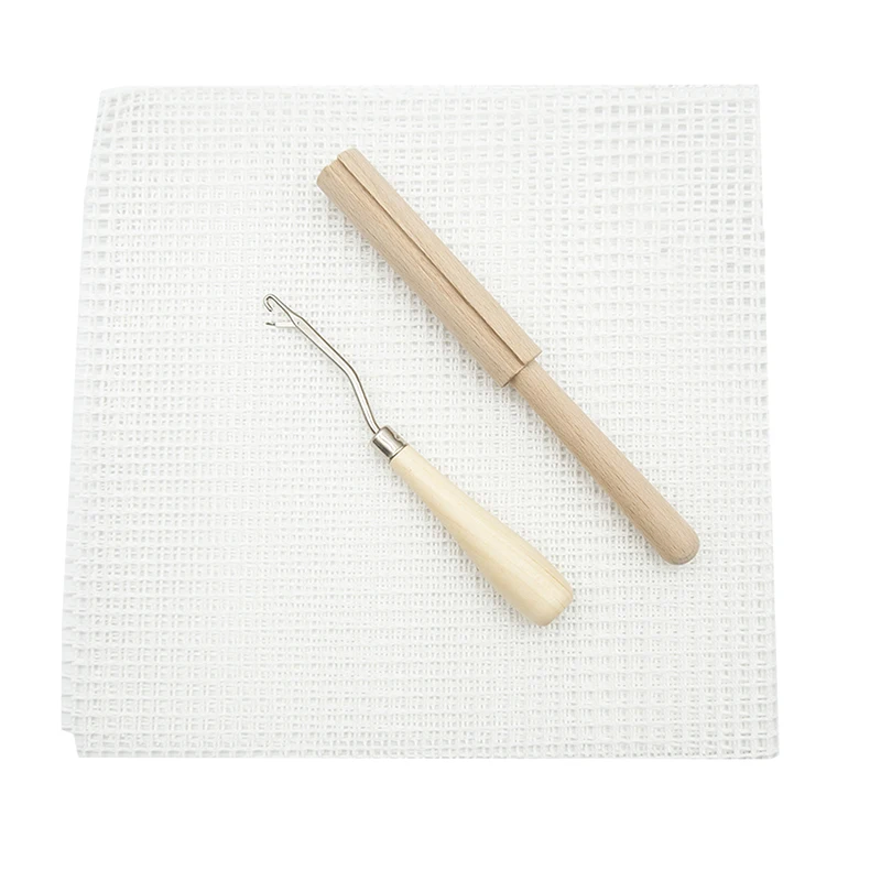 

2pcs/set Hooking Mesh Latch Hook Yarn Cutter Tool For Tapestry Carpet Rug Making High Quality Convenient DIY Tools