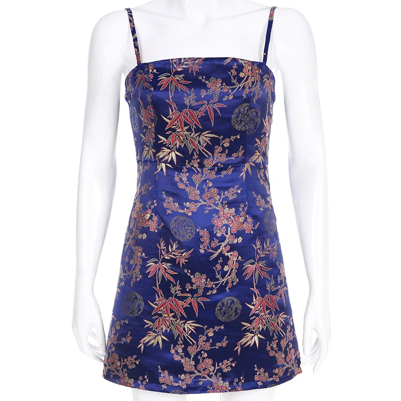 

Dresses for Women Women's Clothing Dress Summer 2021 New Chinese Style Sexy Suspenders Hip Skirt Skirt One Piece Dropshipping