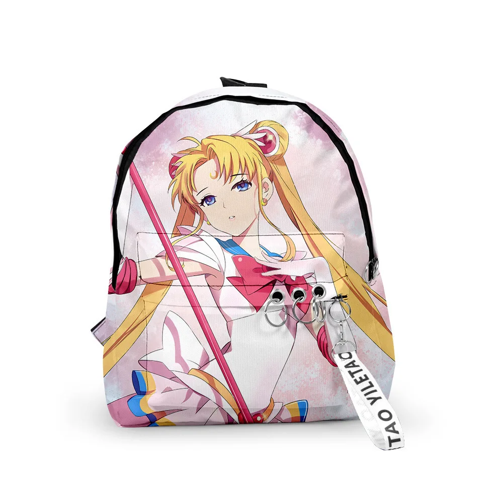 

2020 3D Print Backpacks Sailor Moon Teenager Students School Bags Men/Women Outside Travel Waterproof Oxford Backpack Bags