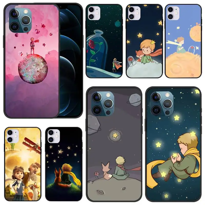 

Art Little Prince Phone Case for iphone 12 13 Mini SE 2020 5 5S 6 6S Plus 7 8 Plus X XR XS 11 Pro Max Fundas Coque cover