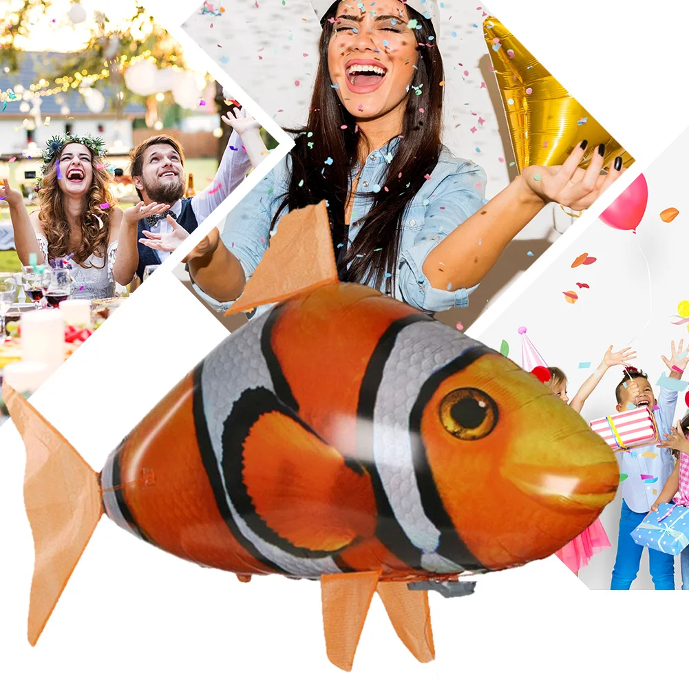 Игрушка Акула с дистанционным управлением воздушная плавающая рыба