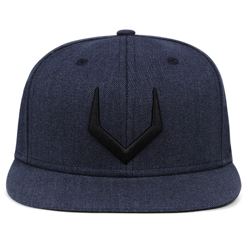 

2021 Trends V embroidery men's baseball cap flat-brim hip-hop hat adjustable snapback hat women's baseball hat outdoor sun hat