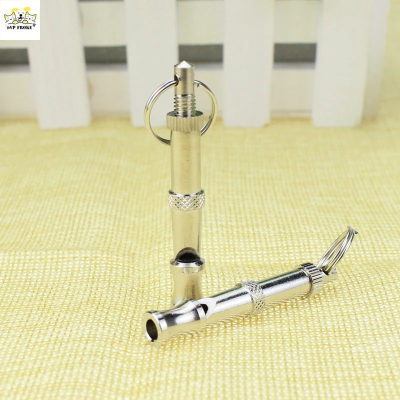 

New Fashion Adjustable Pet Whistle Stainless Steel Dog Whistle Ultrasonic Training Whistle Dog Training Supplies