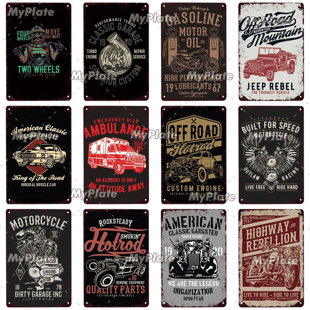 Cafe Racer металлический знак Винтаж Жестяная Табличка с надписью Настенный декор