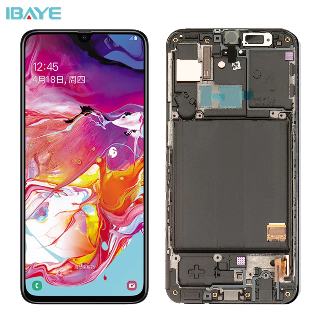 100% Super AMOLED для samsung A40 lcd 2019 A405 дисплей кодирующий преобразователь сенсорного