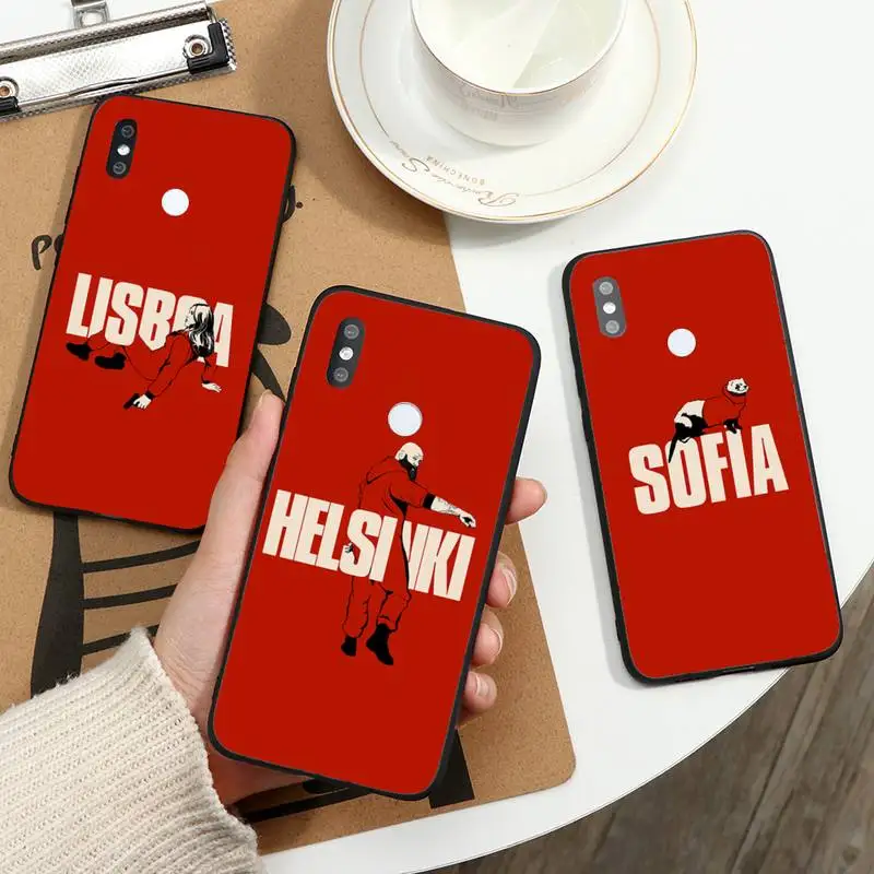 

TV Money Heist House Paper La Casa de papel Phone Case For Xiaomi Redmi note 7 8 9 t max3 s 10 pro lite coque funda shell cover