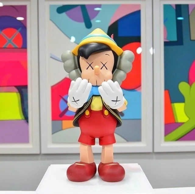 

Фигурки аниме «Приключения Пиноккио X KAWS», плюшевые аниме фигурки, подарок на день рождения, игрушки, 23/45 см