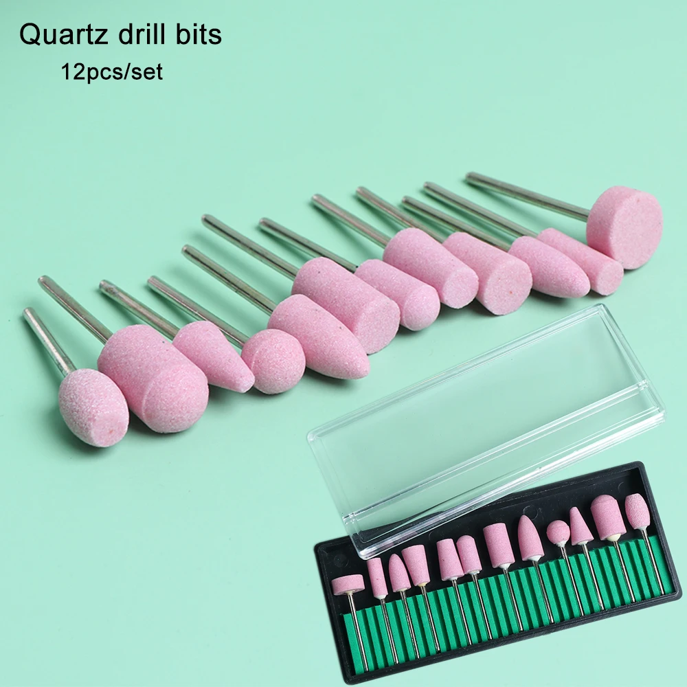 1 набор фрез для маникюра алмазные фрезы фрезер шлифовщик ногтей инструменты |