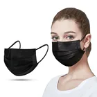 Противовирусная маска для лица, одноразовая Нетканая трехслойная маска для лица, противопылевая дышащая маска с эластичным амбушюром для взрослых