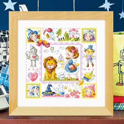 Так что-3204 для рукоделия и Стич: Охана-крест пакет стежка хлопчатобумажная ткань