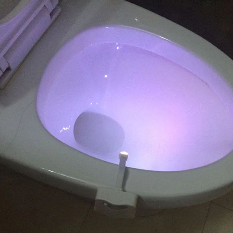 

2021 NEW Smart Bathroom Toilet Nightlight LED Body Motion Activated On/Off Seat Sensor Lamp Toilet lamp hot toilet accessories