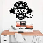 Настенные виниловые наклейки сделай сам, абстрактные наклейки на стену для гостиной, офиса, курительные украшения