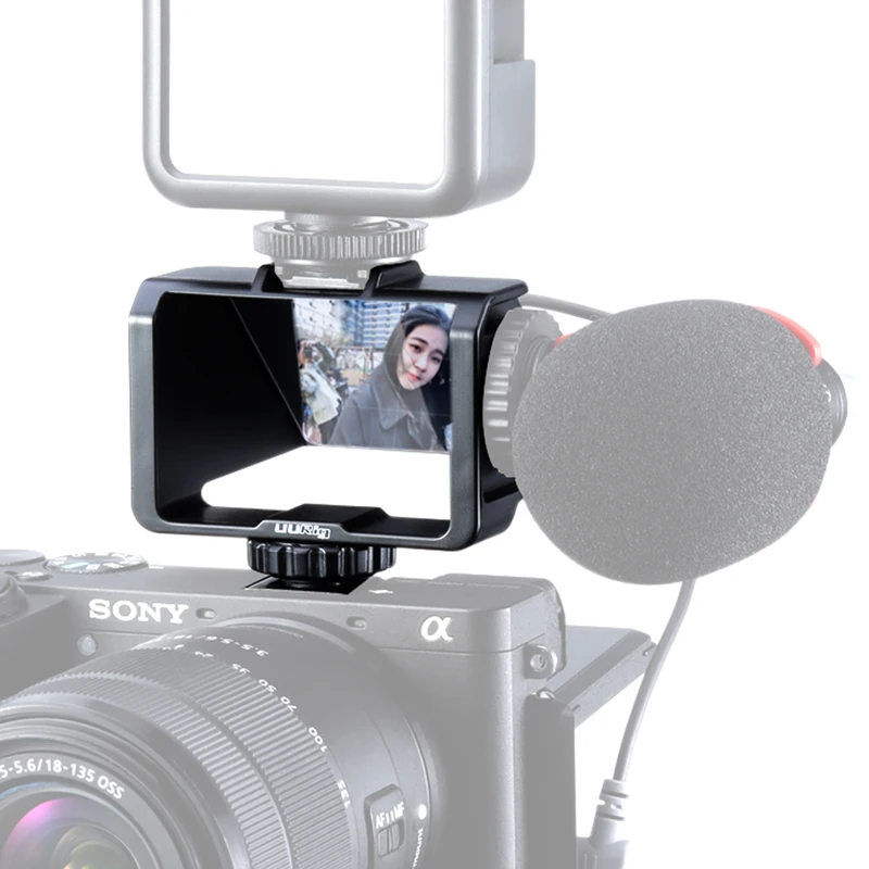 UURig перископ для селфи Sony A6000 A6300 A6500 A72 A73 Canon EOS Panasonic GX85 Nikon беззеркальная камера с