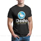 Футболка мужская с логотипом Dodo Airlines, стильная тенниска из чистого хлопка с пересечением животных, новые горизонты, в стиле аниме, Харадзюку