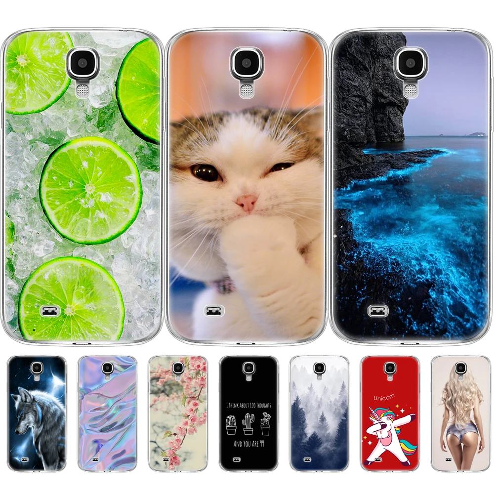 Мягкий силиконовый чехол для Samsung Galaxy S4 i9500 мягкий из ТПУ телефона da Hoesje защитный S