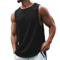 2021 mens fitness gyms tank top men fitness sleeveless shirt male mesh breathable sports vest undershirt gyms running vest men