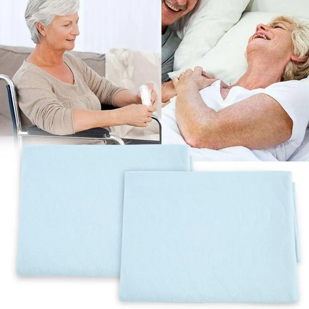2 Pcs 80x90 Reusable Washed Adult Pee Pads Waterproof Slip Bedridden Patient Elderly Child Incontinence Pad Bedlinings New | Красота и