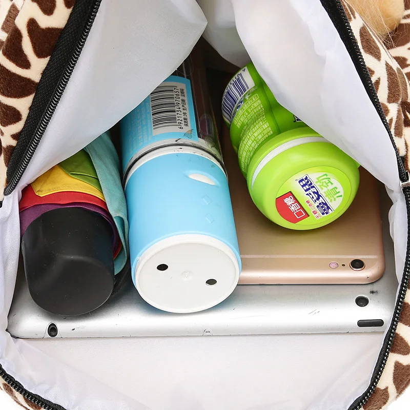 Детский плюшевый рюкзак для дошкольного возраста мягкие джунгли животные тигр