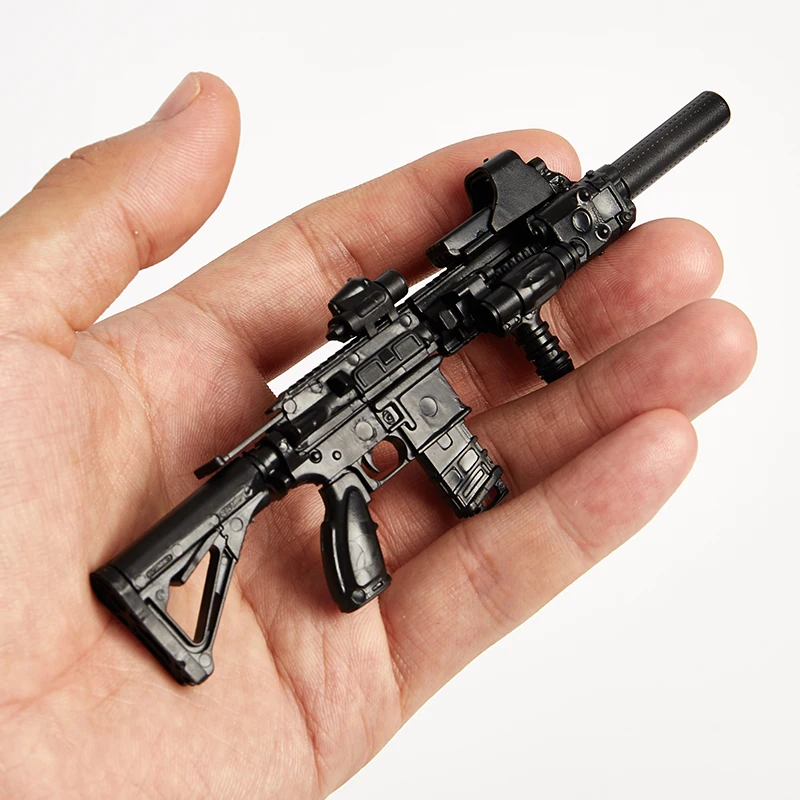 1 комплект 1:6 PUBG HK416 сборная винтовка модель рандого строительного кирпича для