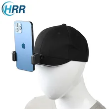New Phone Head Mount Strap Hat Cap Holder for Iphone Samsung Huawei Xiaomi Smartphone for GoPro Hero 10 9 8 7 6 5 Sports Camera