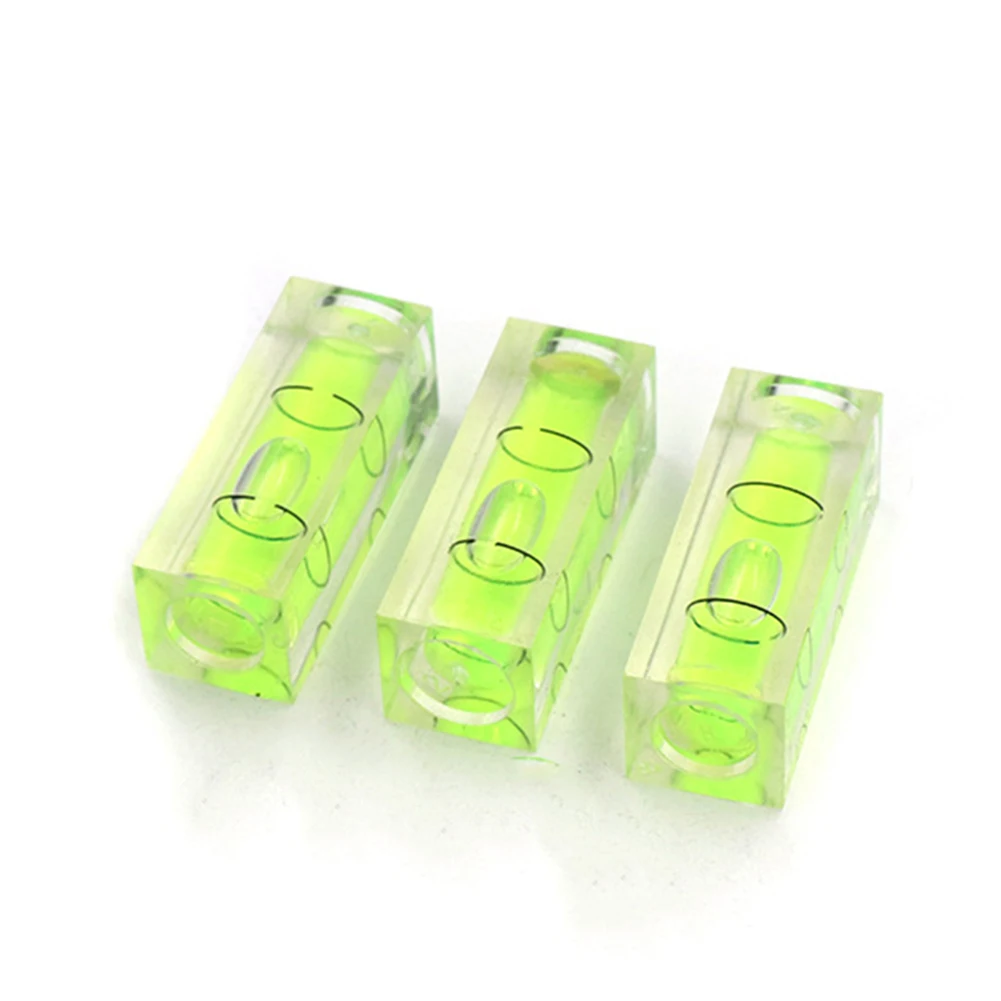 

For Leveling Tubular Spirit Level 40mm 15x15x40mm Universal 6pcs Square