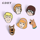 GDHY мультяшная игровая пленка, искусственная эмаль, булавка в виде значков, стильная булавка в виде знака, значок на пуговицы, брошь для джинсовой рубашки, булавки на лацкан