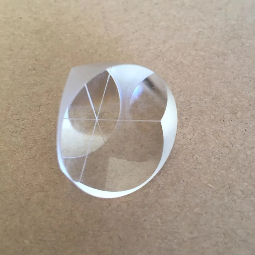 Optical Prism K9 Glass 5.5mm Diameter Transparent Pyramid Range Finder Component Equipment Teaching Experiment Tool Customized |