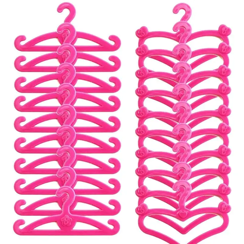 

20 lovely hangers For delivery in package fit For 1/6 baby Dress Clothes P5X4