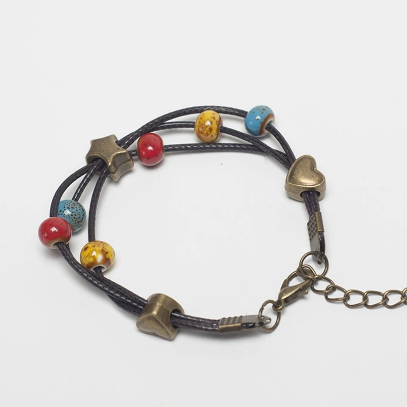 Женские керамические браслеты ручной работы сделай сам художественный ретро