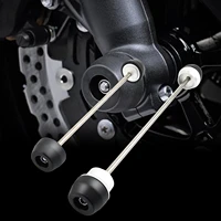 motorcycle front rear axle sliders wheel protection for kawasaki z650 17 22 z650rs 2022 ninja650 ninja 650 17 22