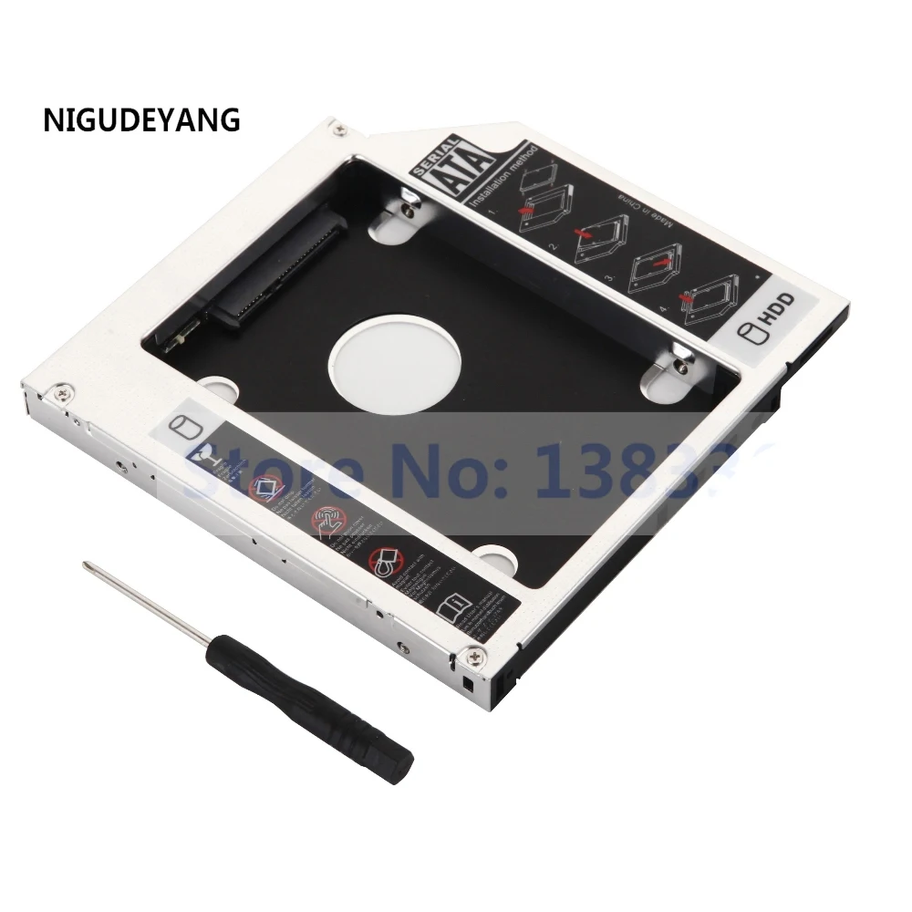 NIGUDEYANG 2-й второй HDD SSD жесткий диск Оптический отсек Caddy Рамка адаптер для Toshiba Satellite