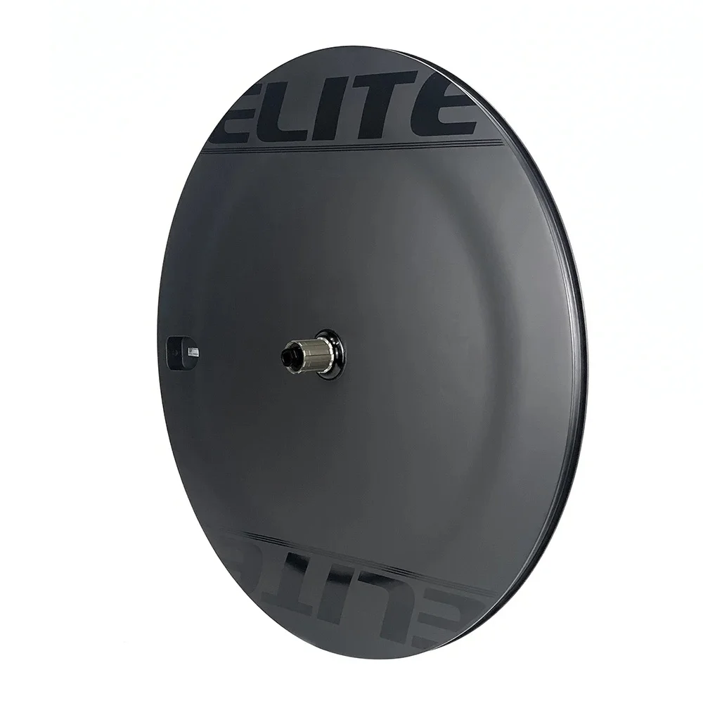 Pаспродажа ELITEWHEELS Time Trial Disc Wheels из углеродного волокна DiscTriathlon Wheelst Disc или V тормозная бескамерная покрышка для гоночных велосипедов TT