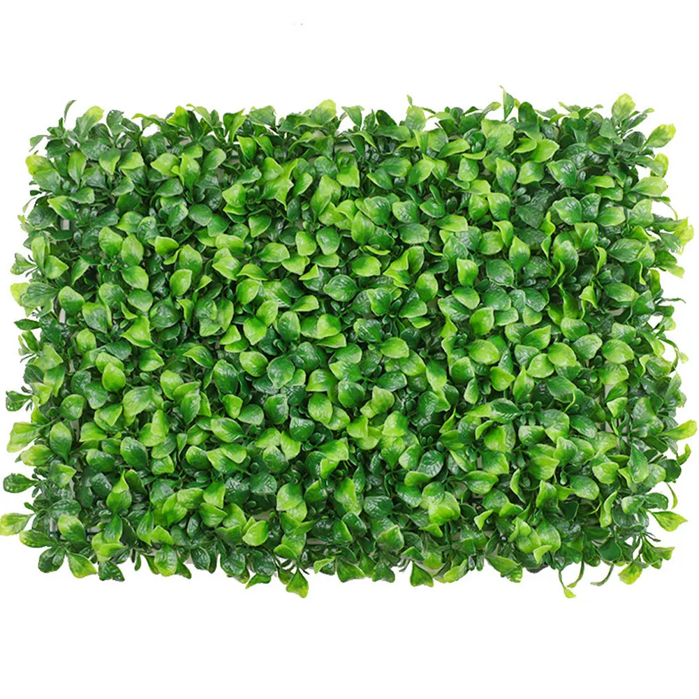 

Artificial Hedge Panel Fake Plant Wall Ivy Fence Screen Faux Grass Decorative Backdrop For Garden Backyard Landscaping Green