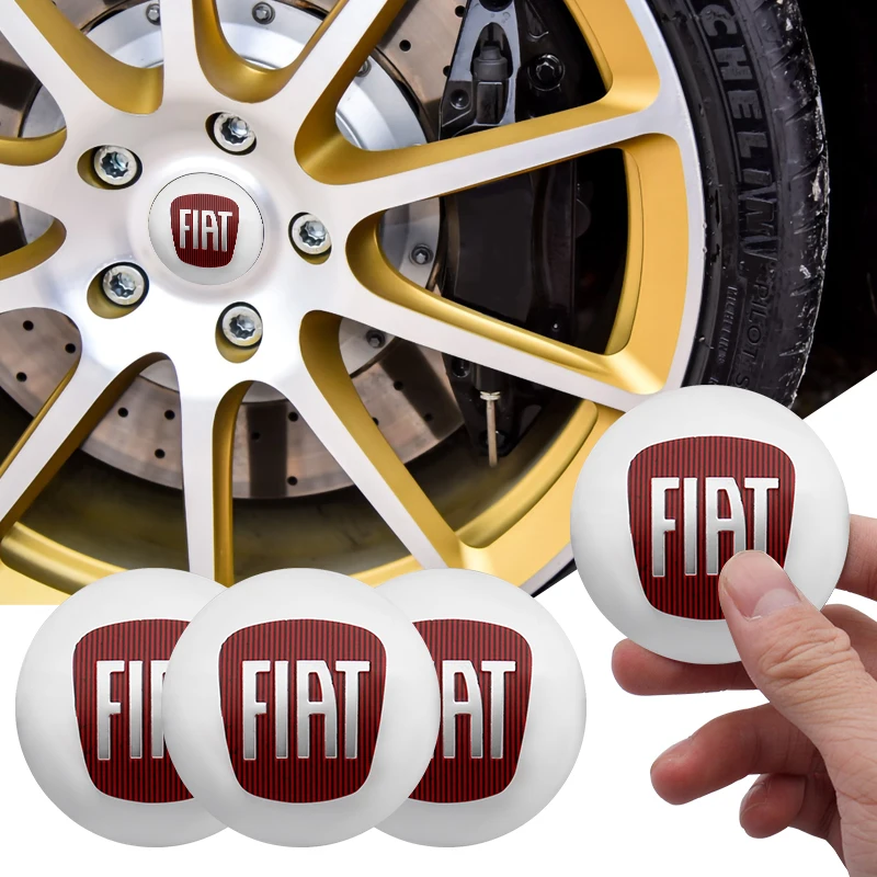 4 шт. колпачки для центрального колеса автомобиля Fiat 500 Doblo Albea Punto 124 125 Ducato 244 250 Bravo