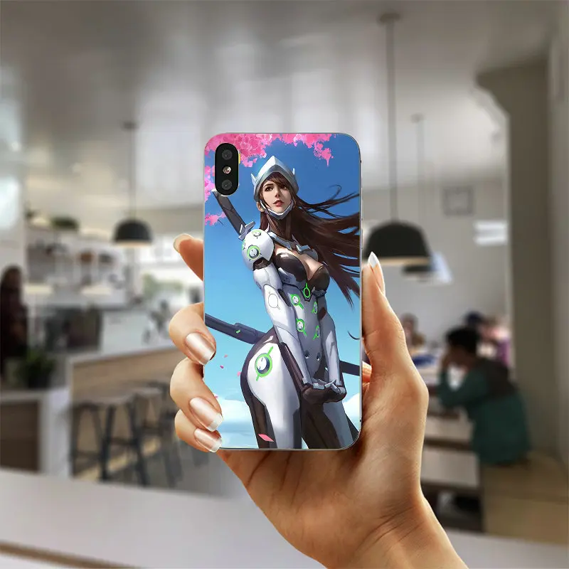 Picture 9 Мягкие силиконовые чехлы Genji Overwatchs для iPhone X XR XS Max 10 7 6 6s 8 Plus 4 4s 5 5S SE 5C - Цвет: Picture 9