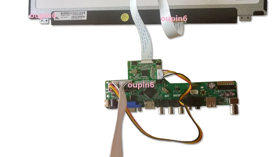 Комплект аудио VGA 14,0 дюймов ips B140HAT01.0 1920(RGB) × 1080 lcd светодиодный HDMI панель+ TV56 плата драйвера контроллера