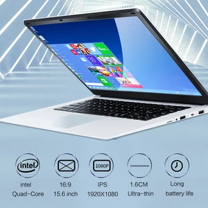15 inch laptop with 8gb ram 1tb 512g 256g 128g 64g ssd notebook computer quad core netbook students ultrabook with win10 os free global shipping