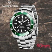 pagani design 2021 new sapphire glass 100m waterproof automatic mechanical watch black business luxury watch reloj hombre