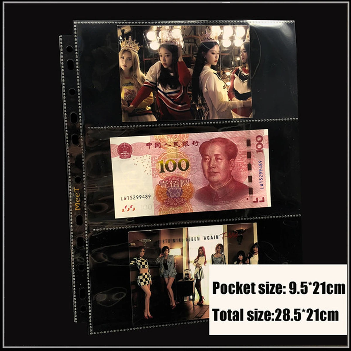 20pages 1 2 3 4 6 8 9 pockets cards page Photo Album for Magical currency collection board game star Post card | Спорт и развлечения
