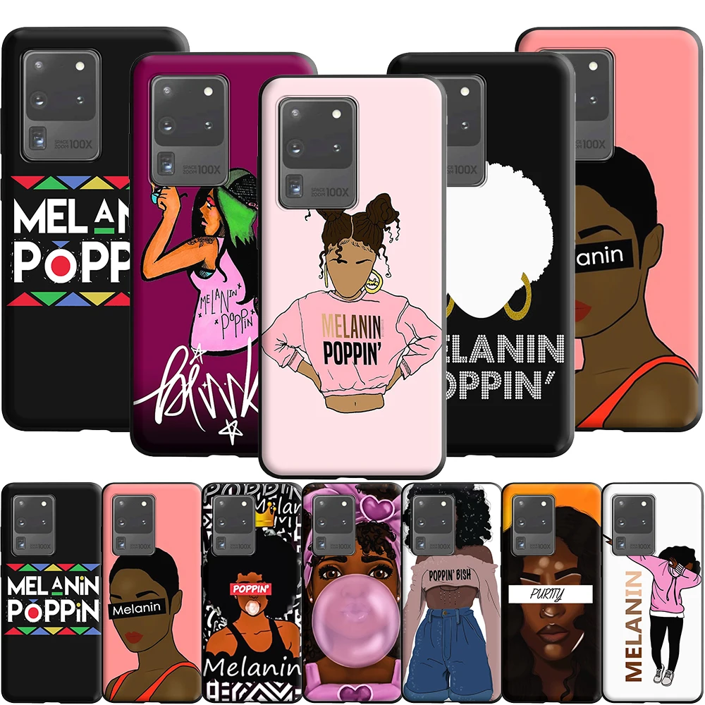 2bunz меланин Poppin Aba чехол для Samsung Galaxy A5 A6 A9 M11 M21 M31 S21 S21S S30 Plus Ultra M51 A02 A12 A32 A52 A72 F62