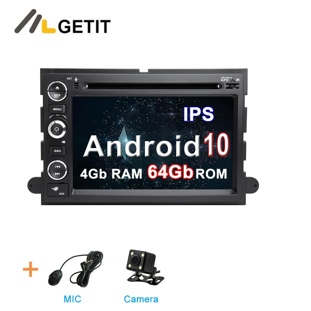 4G CAMERA Ips DSP Android 10 dvd-плеер автомобиля для Ford 500/F150/Explorer/Edge/Expedition/Mustang/fusion/Фристайл Радио Стерео gps - Цвет: 4G CAMERA