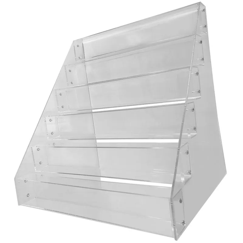 Съемный органайзер для хранения 6 ярусов акриловый прозрачный лак ногтей