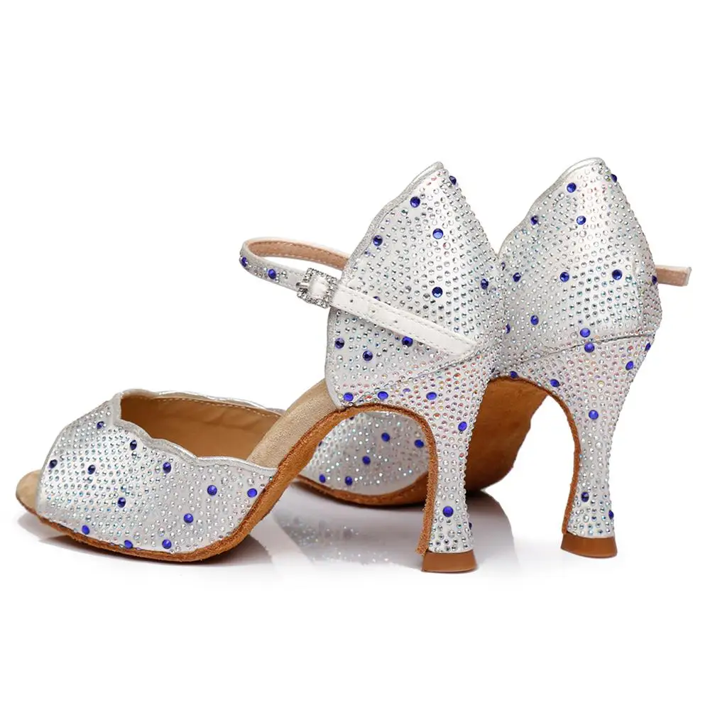 DKZSYIM латиноамериканских танцев Женская и Молодежная обувь Большие маленькие
