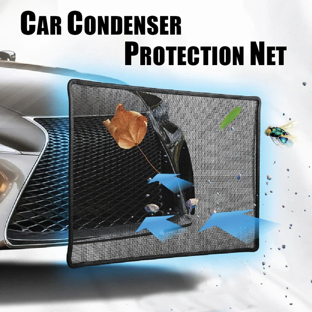 

Muddy Road Water Tank Car Condenser Protection Net Universal Air Radiator Easy Install Anti Insect Foldable Prevent Clogging