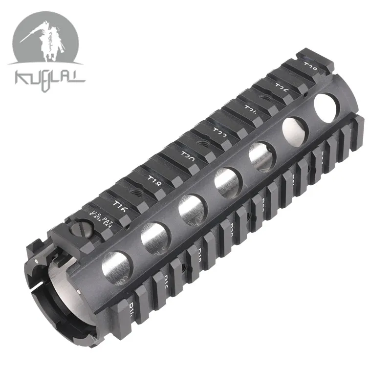 Гелевый бластер страйкбол AEG RIS Handguard 7 дюймов CNC Picatinny Quad Rails 20 мм 4 рельсовая